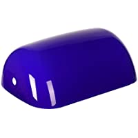 Los mejores  - Newrays reemplazo de la cubierta de la lámpara de banqueros de vidrio para lámpara de escritorio (Azul)